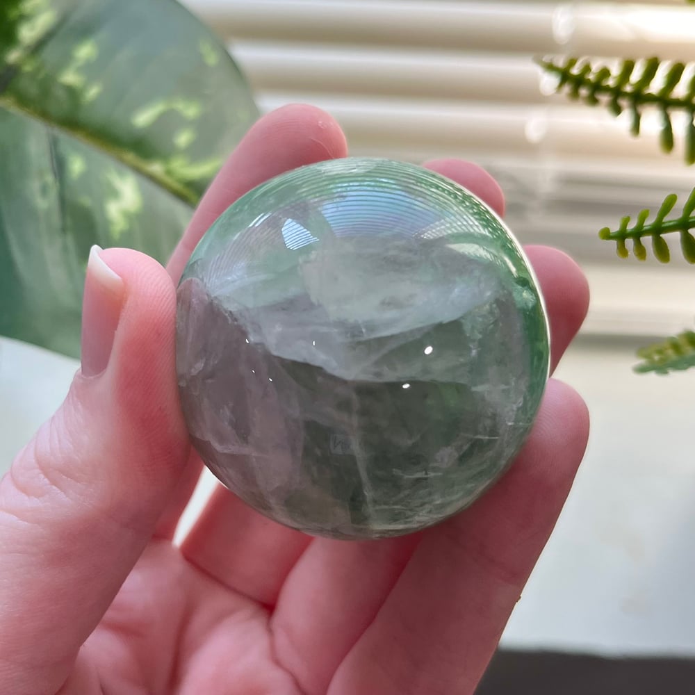 Rainbow Fluorite Sphere