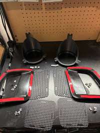 Image 1 of 2005-09 Mustang Roush Front Bumper Full Kit Without Fog Lights and Hardness Extensions
