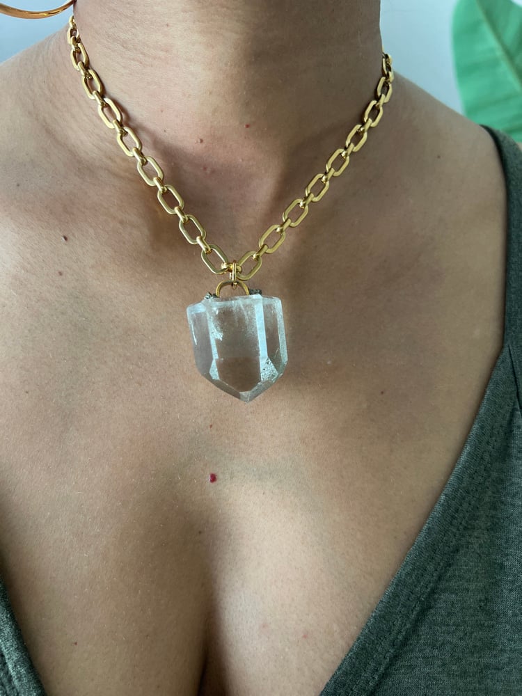Image of THIQUE • Quartz Nugget Necklace