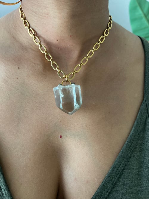 Image of THIQUE • Quartz Nugget Necklace