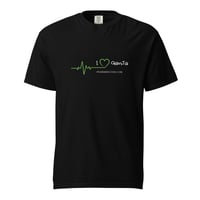 Image 2 of I Love Ganja Men’s Heavyweight T-shirt