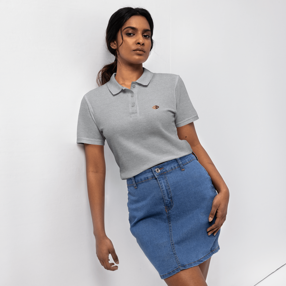 Cooey Eye Embroidered Women’s Polo shirt