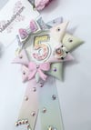 Pastel Rainbow Rosette