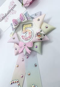 Image 1 of Pastel Rainbow Rosette