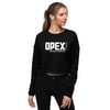 Women's Ultrasoft Croptop Sweatshirt - White Logo