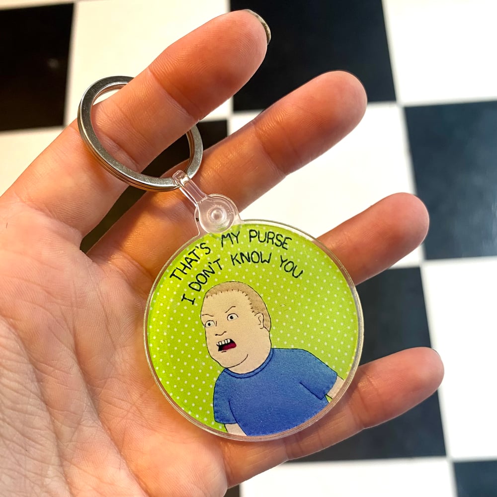 Image of Bobby Hill Keychain