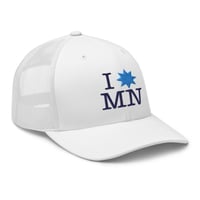 Image 2 of I [STAR] MN Trucker Cap (Light Blue Star)