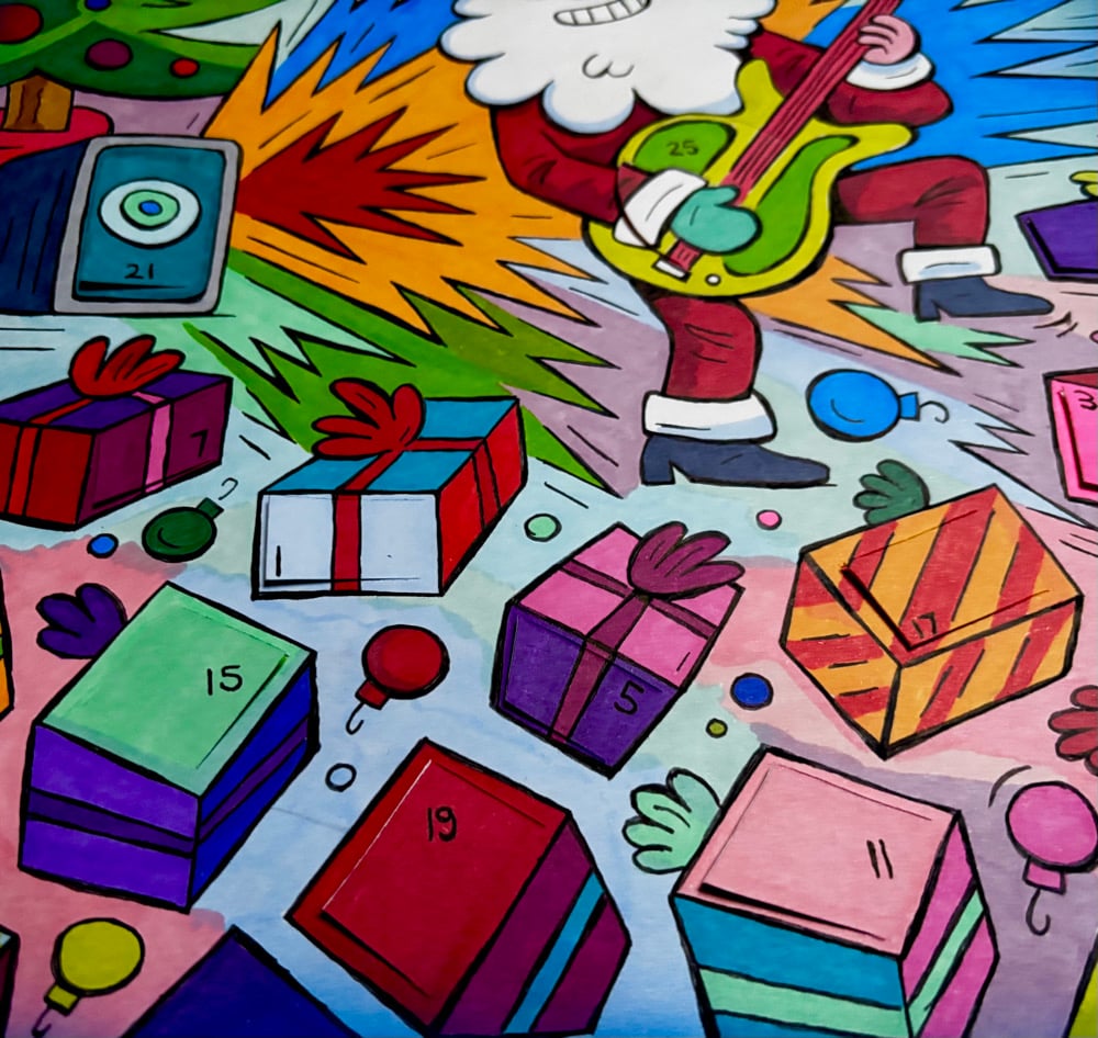 Image of AVENT CALENDARS hand inked originals