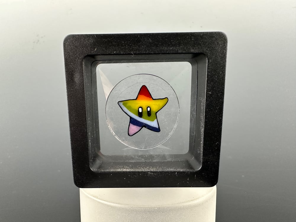 Image of Rainbow star Murrine slice