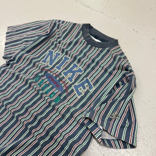 Image of 1990s Nike Striped T-shirt, Size Medium