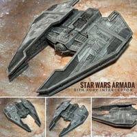 Image 2 of Star Wars X-Wing 1/270 Sith Fury Infiltrator 8” 14k 3D