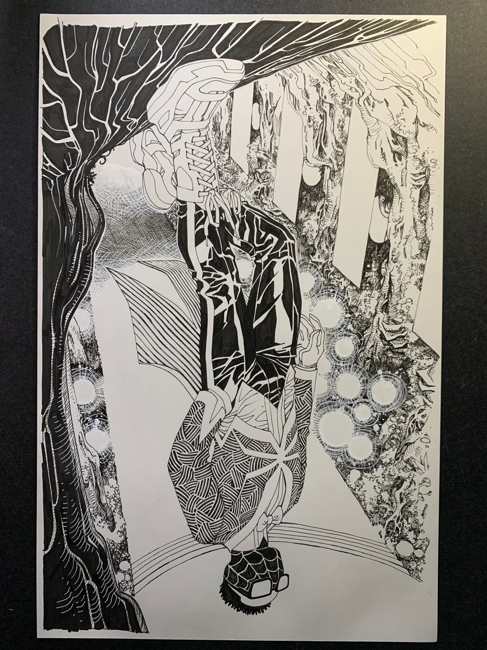 Image of MILES MORALES HELLFIRE GALA COVER original art