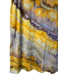 Image 5 of ♻️ UPCYCLED XL Tall J. Jill 100% Cotton Tunic Tank/ Dress in Honey Agate Ice Dye