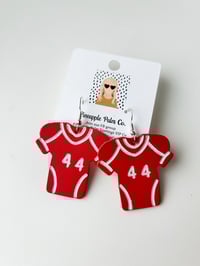Image 3 of Football Jersey earrings