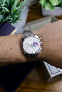 Image 3 of 1970s Technos Sportsgraph Regatta -  Landeron 248 chronograph movement - Freshly Service - Full Set