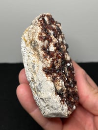 Image 5 of Spessartine Garnet Cluster On Feldspar Matrix #2483