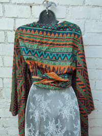 Image 7 of Stevie sari top with tassle zig zags