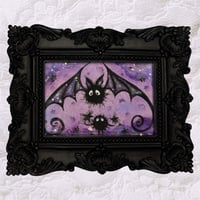 ‘Purple Soot Bat IX’ Original Painting