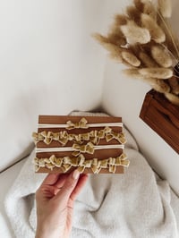 Image 1 of Mustard bows Twin SET of 2