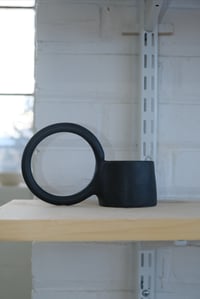 Image 6 of Circle Mug In Black Satin