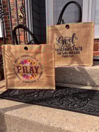 Image 2 of Custom Burlap Totes