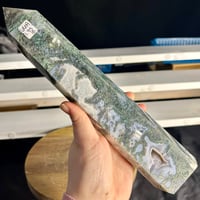 Image 2 of Moss Agate Statement Tower (66A)