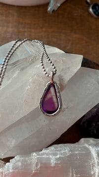 Image 2 of Amethyst drop pendant