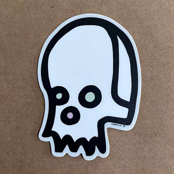 Image of  CELEBRITY SKULL STICKER 