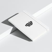 Image 1 of Hardcover bound "Whimsy Guild Logo" notebook