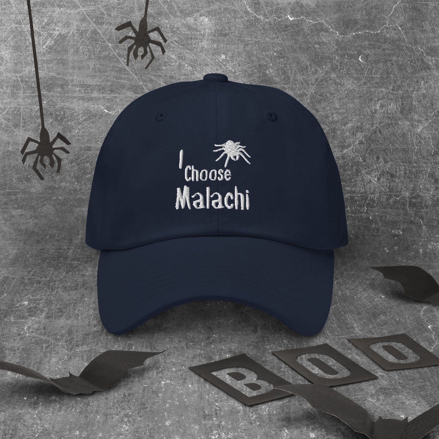 Image of Officially Licensed little stranger I choose Malachi embroidery baseball cap