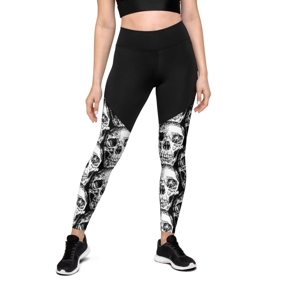 Image of Skulls Athletic Leggings