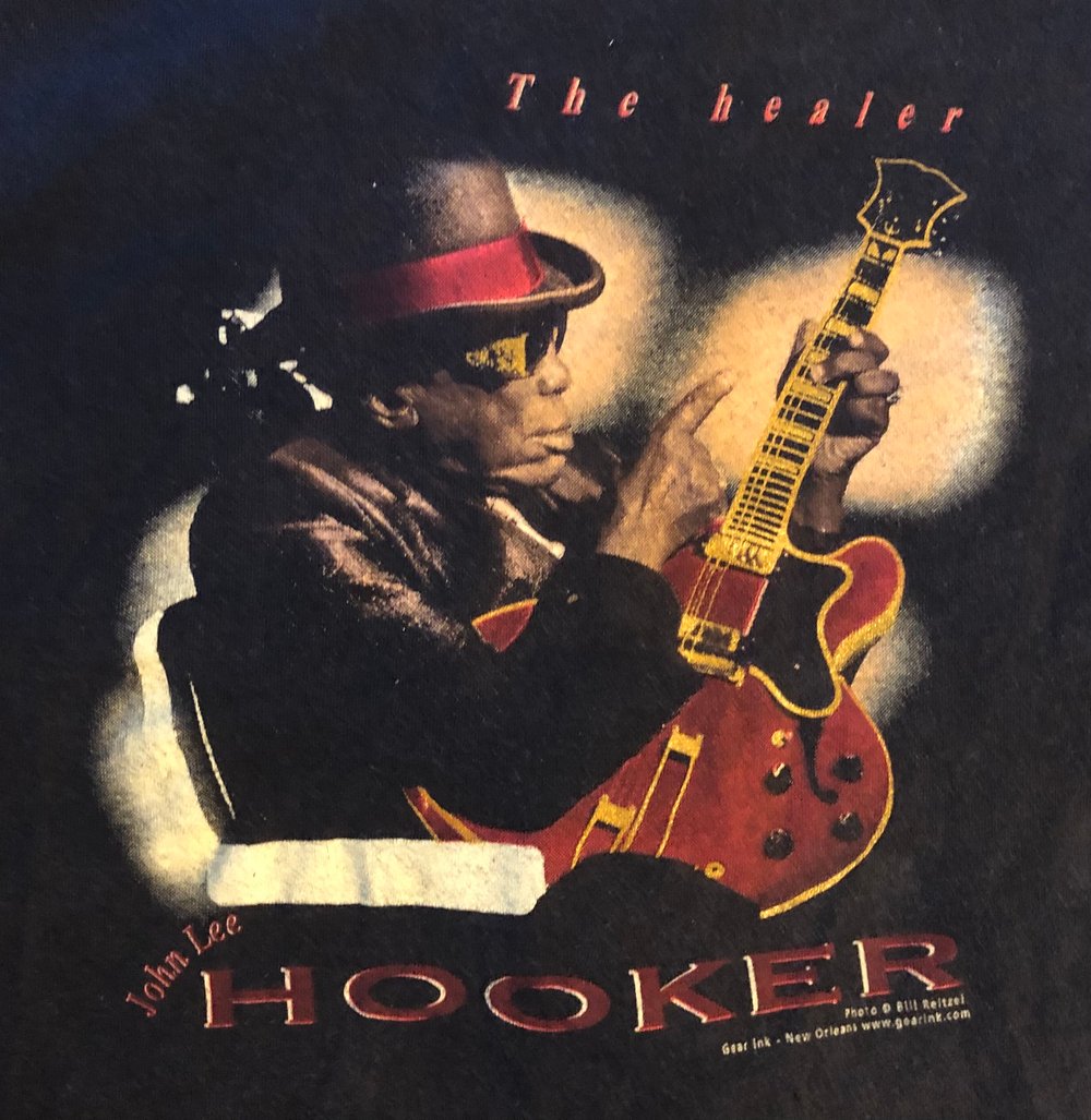 “John Lee Hooker” UPcycled L/S Shirt