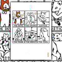 Image 1 of "RAT TAROT" A4 PRINTS