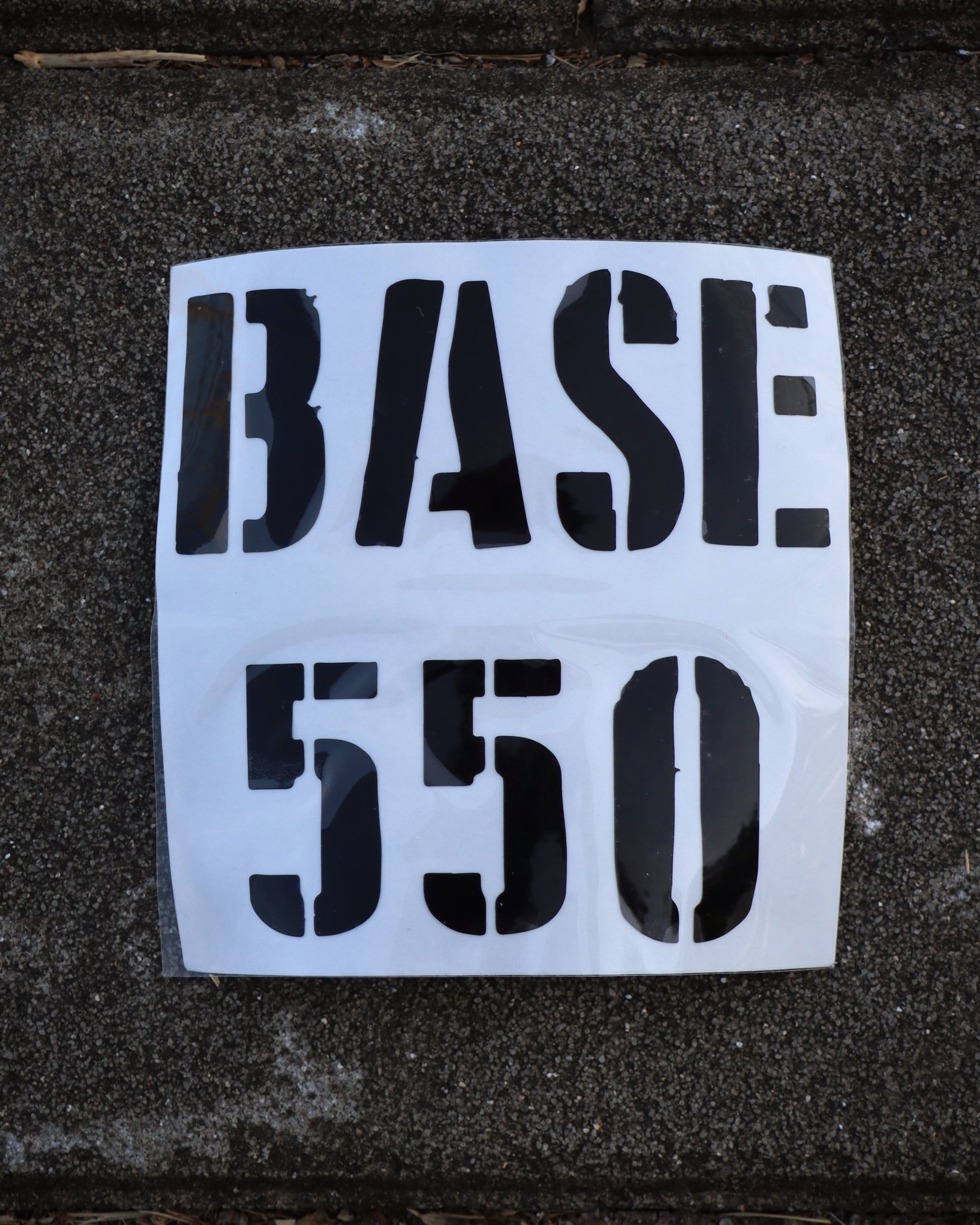 BASE 550 Die Cut Sticker | Base 550 Paracord Studio