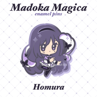 Image 3 of Madoka Magica Enamel Pins - Holy Quintet Collection