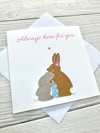 Image 2 of Always Here For You Thinking of You Card - Supportive Card for Sympathy or Encouragement