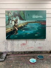 Image 3 of  PAINTING / MALERI / "I Tried to collect all my notes to self" / 120X170 CM