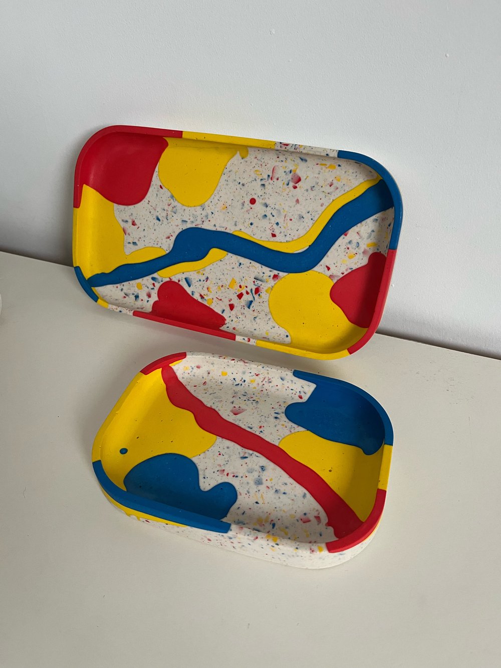 Image of RYB Color Trinket Tray Set - Sample Sale 