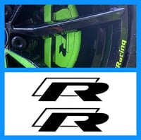 X2 Vw Golf Mk7/7.5 R logo  Caliper logo  overlays stickers