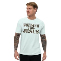 Image 8 of Soldier For Jesus Fitted Short Sleeve T-shirt