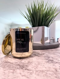 Image 1 of Speak Easy Wood Wick Candle 14 oz / 398 g 