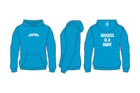 LocalHoops Ways Fleece Hoodie - Capri Blue/Ivory White