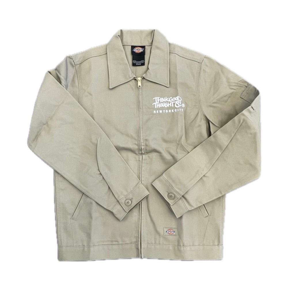 Image of Original Logo Dickies Work Jacket - Khaki
