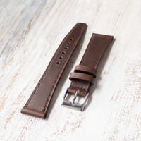 Image 1 of 20mm Corfam Style Horween Chromexcel - Brown