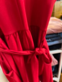 Image 4 of red bow dress