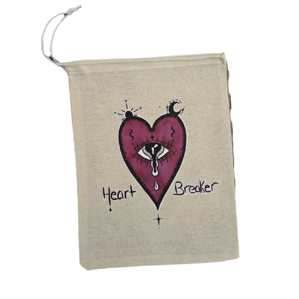Image of heart breaker mini string bag