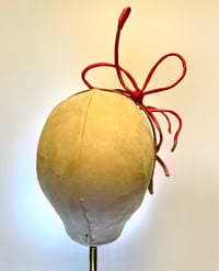 Image 2 of Rose pink rouleau bow