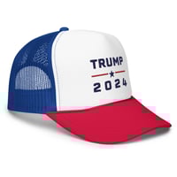Image 2 of Trump 2024 Foam Truck Cap Hat