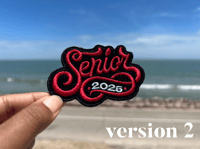 Image 3 of Senior 2025 Wavy Patch / Custom Colors