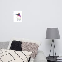Image 3 of Fiery Hummingbird-Poster Print